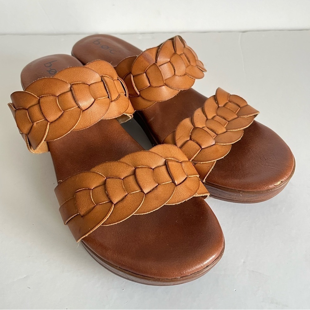 BOC by Born Jillian Tan Block Heel Clog Sandal 8M
